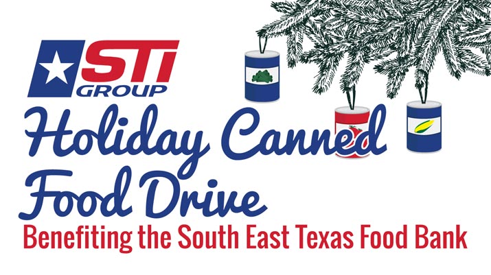 STI Group's 2015 Holiday Canned Food Drive
